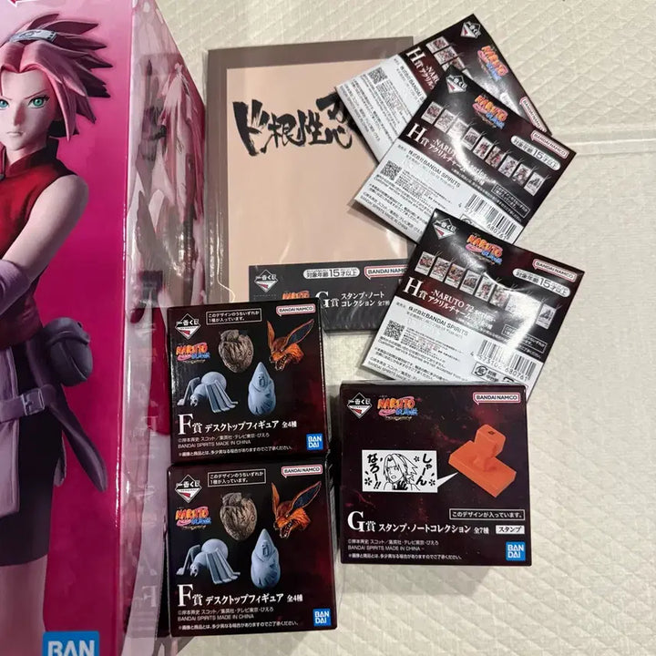[BUNJANG] Ichiban Shoji Naruto Shippuden Kazekage Rescue Arc Sakura Sealed Bundle Set Figure / 미개봉 일괄) 제일복권 나루토 카제카게 탈환편 B상 사쿠라