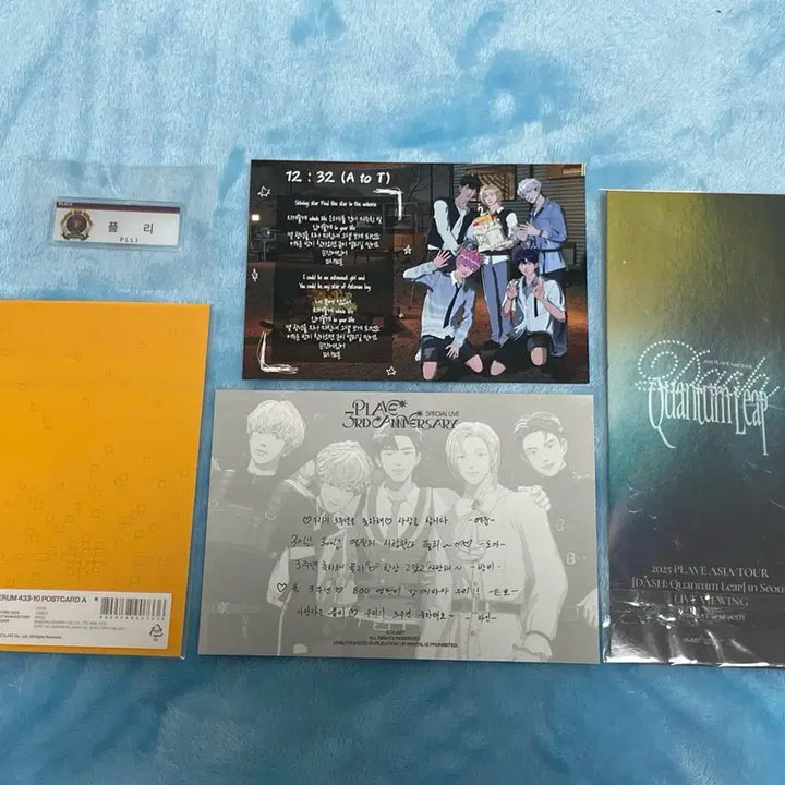 [BUNJANG] PLAVE Paper Ticket &amp; Postcard Bundle Set / 플레이브 지류 티켓 엽서 일괄