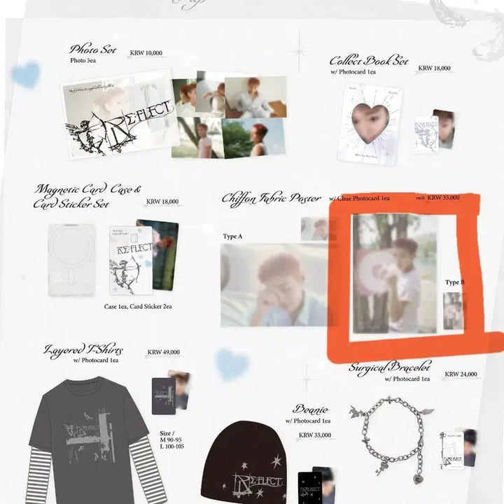 [BUNJANG] Park Ji Hoon Single Album MD Fabric Poster Type B (Excludes Clear Photocard) / 박지훈 싱글앨범 MD 패브릭 포스터 B타입(클리어포토카드 미포함)