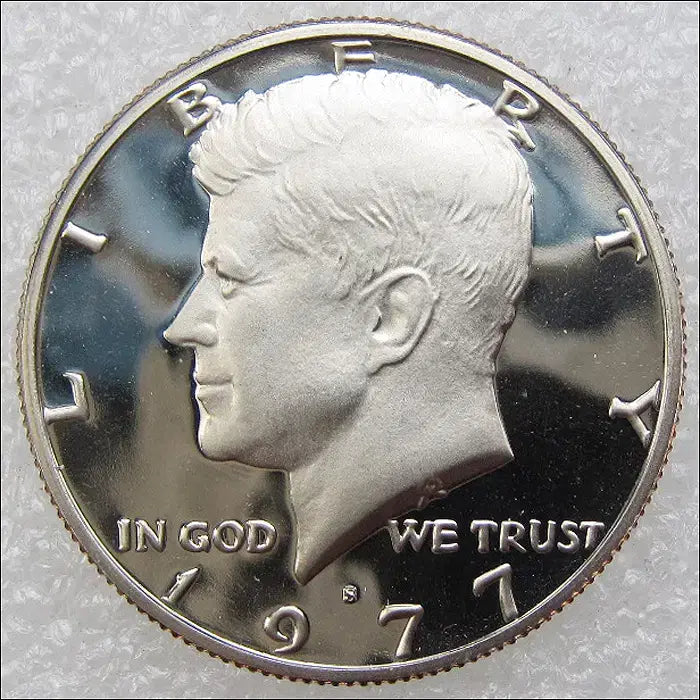[BUNJANG] 1977 Kennedy Half Dollar Matte Proof Coin / 미국 1977년 케네디 하프달러 무광프루프 (1) [동전]