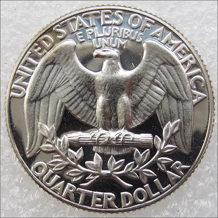 [BUNJANG] 1974 United States 25-Cent Uncirculated Proof Coin / 미국 1974년 25센트 무광프루프 [동전]