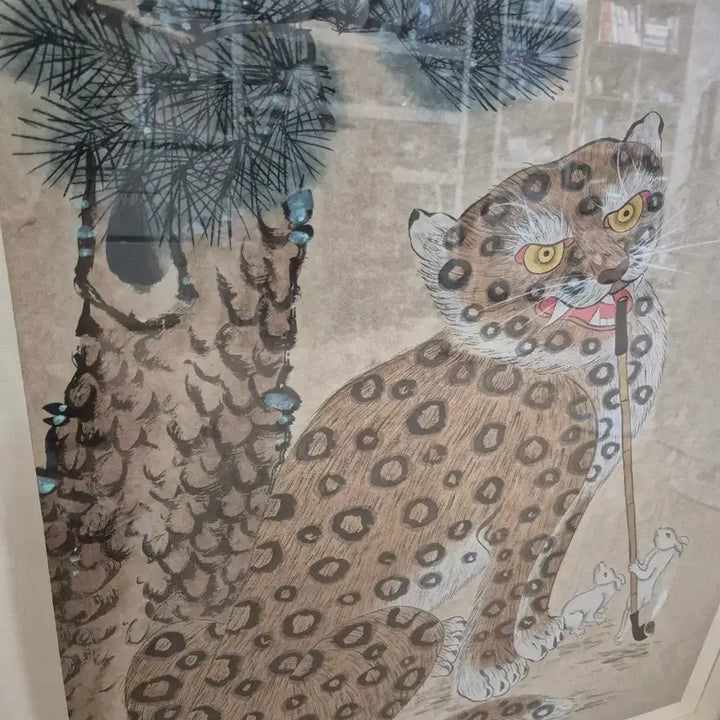 [BUNJANG] Korean Folk Painting Magpie and Tiger / 까치호랑이: 민화