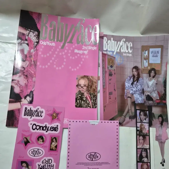 [BUNJANG] ODD EYE CIRCLE Baby Face 2nd Single Messy Ver. Mint Condition All Members Signed CD / 오드유스 베이비페이스  2nd Single Messy Ver.민트급 전원투싸인 cd