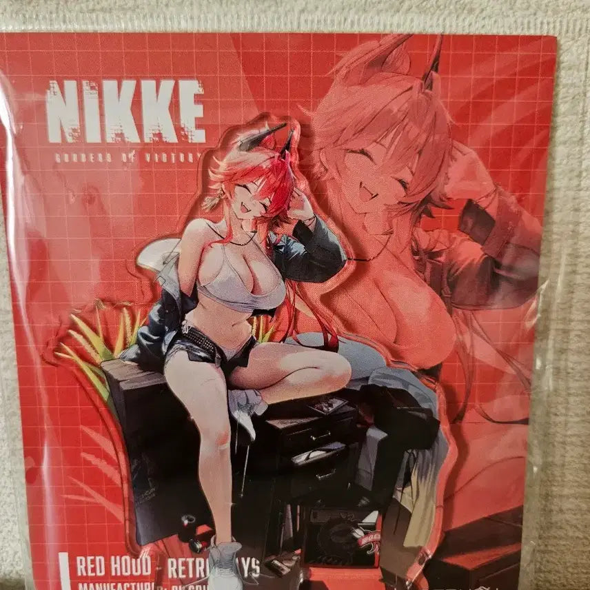 [BUNJANG] Goddess of Victory: Nikke Red Hood Retro Days Acrylic Stand / 새상품)승리의여신 니케 레드후드 레트로 데이즈 아크릴 스탠드 일본정품