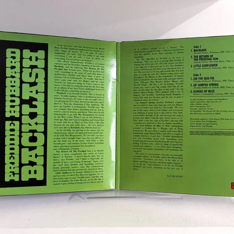[BUNJANG] Freddie Hubbard Backlash LP Vinyl Record / 재즈명반 Freddie Hubbard Backlash LP 레코드