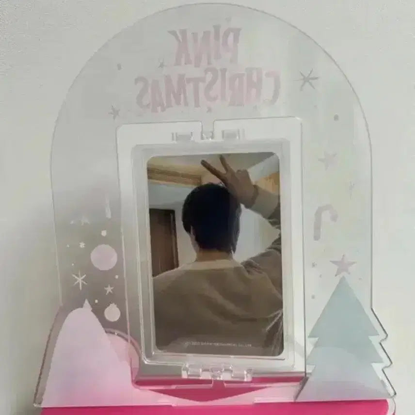 [BUNJANG] NCT DREAM Pink Christmas Stand + Photocard / NCT DREAM 핑크 크리스마스 스탠드 + 포카