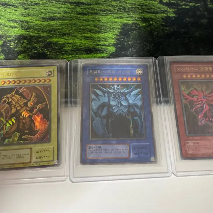[BUNJANG] Yu-Gi-Oh! 15th Anniversary Duelist Set - Three Divine Generals (Osiris, Obelisk, Ra) / 유희왕 삼환신 15주년 결투왕세트 [오시리스.오벨리스크.라]