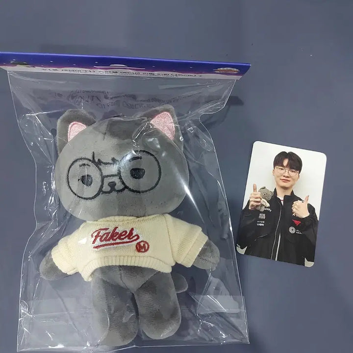 [BUNJANG] T1 Faker Onse Tti 15cm Plush Doll / T1 티원 페이커 온세티 15cm