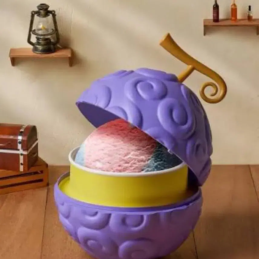 [BUNJANG] Baskin Robbins x One Piece Devil Fruit Pint Container / 베스킨라빈스 원피스 고무고무열매 악마의열매 파인트통