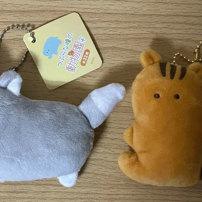 [BUNJANG] Tsuburana Hitomi Zoo Series Round-Eyed Carnivore Wolf &amp; Squirrel Plush / 새상품)동그란 눈동자의 육식동물 동물원 츠부라나 히토미 늑대 다람쥐 대만태섭