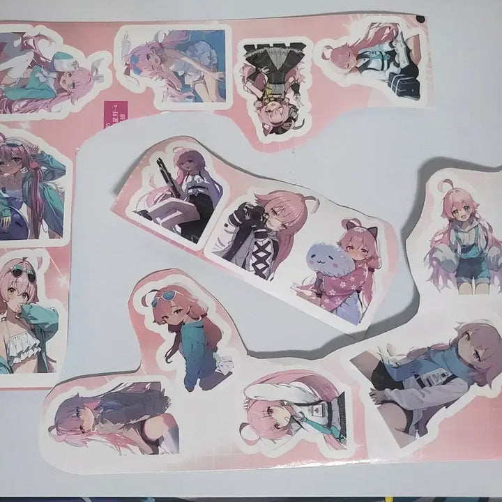 [BUNJANG] Blue Archive Hoshino Die-cut Sticker Bundle Set / [일괄] 블루아카이브 호시노 칼선 스티커 일괄 판매합니다!