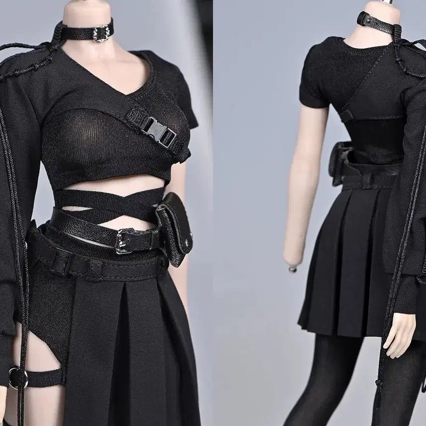 [BUNJANG] 1/6 Scale Doll Techwear Outfit Bundle Compatible with Hot Toys, Phicen, and Obitsu Bodies / 1/6 육일돌 핫토이 피첸 루즈 테크웨어 일괄 오비츠 바디 호환