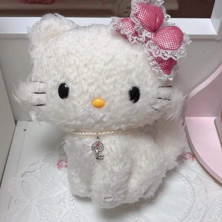 [BUNJANG] Classic Charmmy Kitty Plush Toy (Working) / 고전 챠미키티 누이 인형 작동o