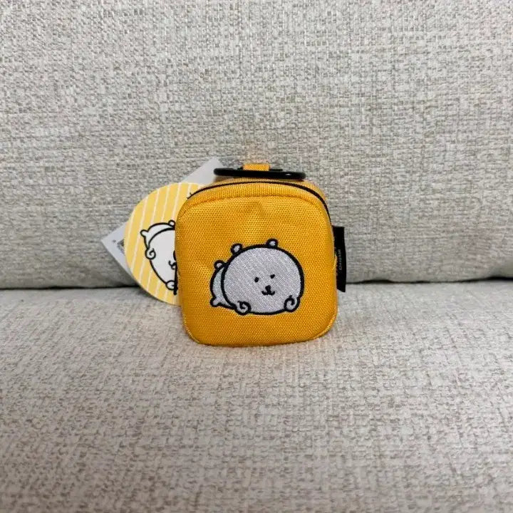 [BUNJANG] Nagano Characters Embroidered Square Mini Pouch / 정품 나가노 캐릭터즈 자수 사각 미니 파우치