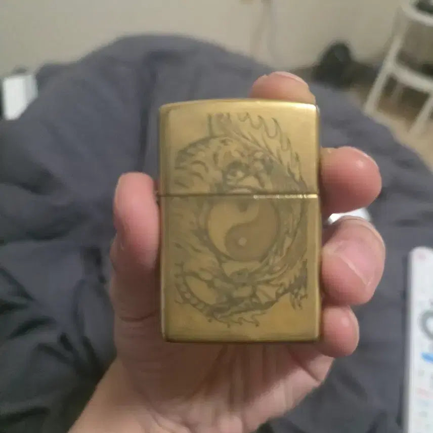 [BUNJANG] Zippo Lighter Dragon Yin Yang Engraved / 지포라이터