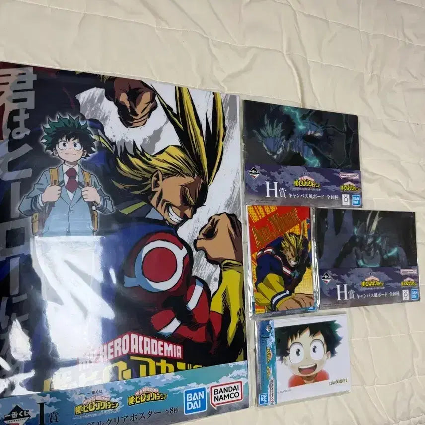 [BUNJANG] My Hero Academia Ichiban Kuji Goods Set of 5 / 나히아 히로아카 쿠지굿즈 5종세트