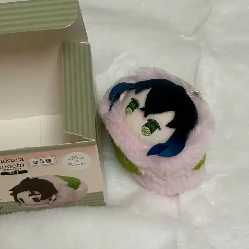 [BUNJANG] Demon Slayer Inosuke Sakura Mochi Plush / 귀멸의칼날 귀칼 이노스케 사쿠라 모찌 인형
