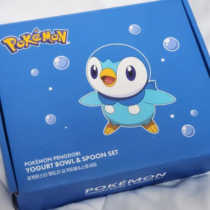 [BUNJANG] Yogurt World Pinguin Yogurt Bowl &amp; Spoon Set / [단순개봉]요거트월드 팽도리 요거트볼 스푼세트