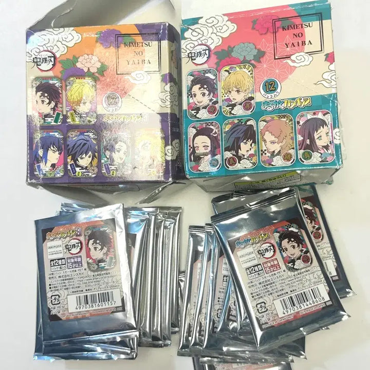 [BUNJANG] Demon Slayer: Kimetsu no Yaiba Square Can Badge Set (Parts 1 &amp; 3) / 귀멸의 칼날 사각 캔뱃지 1탄3탄 세트 일괄판매