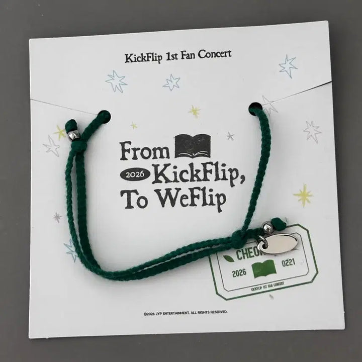 [BUNJANG] Kickflip Fancon Cheongju Bracelet / 킥플립 팬콘 청주 팔찌