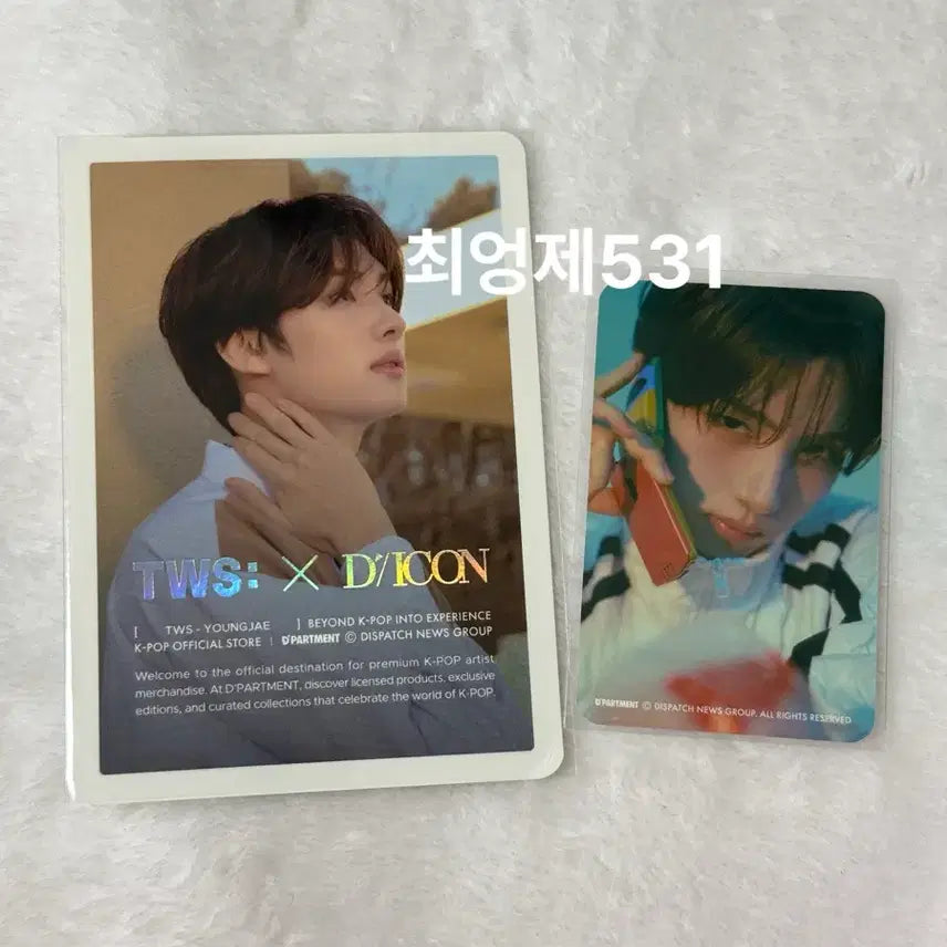 [BUNJANG] TWS DICON Japan Popup Youngjae Photocard Bundle Set / 투어스 디아이콘 일본 팝업 영재 포카 구매특전 프로필카드 일괄