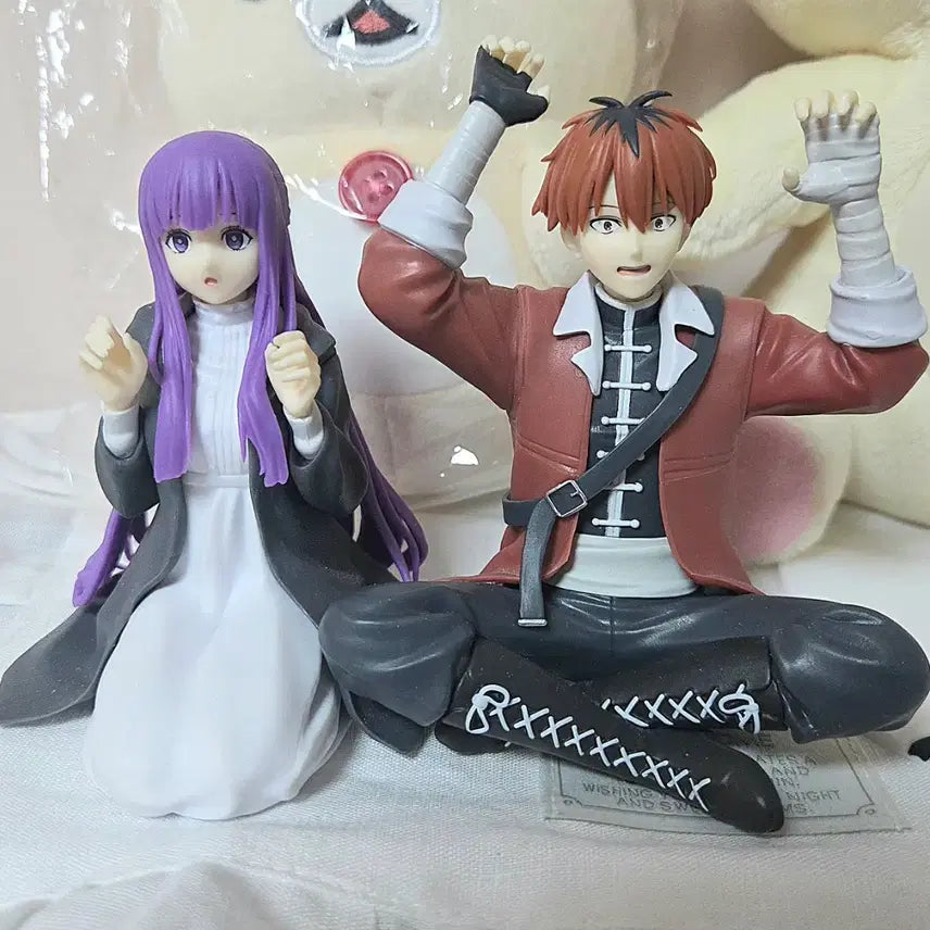 [BUNJANG] Sousou no Frieren Fern &amp; Stark Noodles Stopper Figure Set / 장송의 프리렌 세가 페른 슈타르크 누들스토퍼 피규어