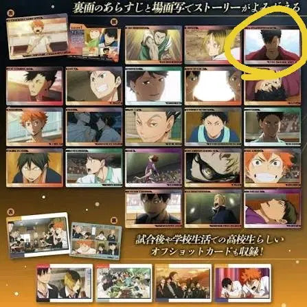 [BUNJANG] Haikyuu!! Kuroo Tetsuro Wafer Card Vol. 7 &amp; Mini Capsule Machine Gacha Bundle Set / [일괄] 하이큐 쿠로오 웨하스 카드 7탄, 미니 캡슐 머신 가챠