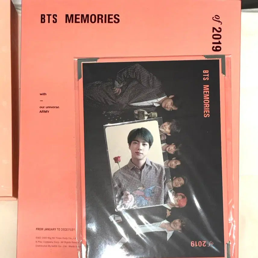 [BUNJANG] BTS 2019 Memories DVD Jin Photocard / All) 방탄소년단 2019 메모리즈 DVD 디비디 딥디 석진 포카