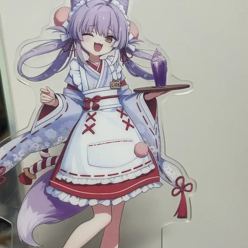 [BUNJANG] Stellive Cliché Aniplex Collaboration Cafe Tenko Shibuya Acrylic Stand / 스텔라이브 클리셰 애니플러스 콜라보 카페 텐코 시부키 아크릴 스탠드 팔아용