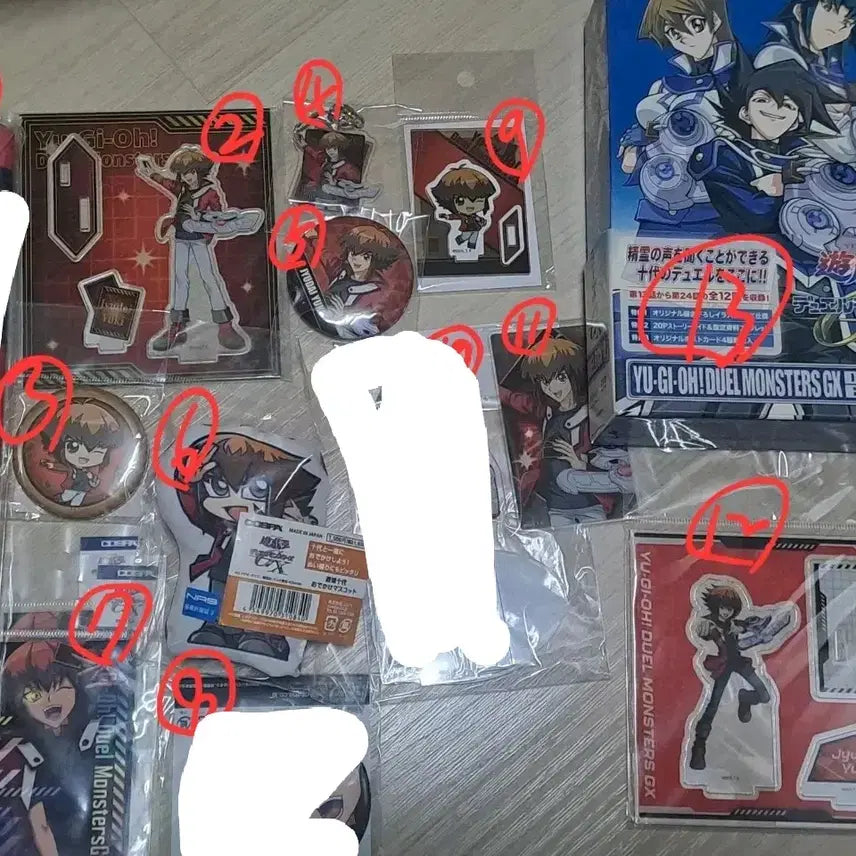 [BUNJANG] Yu-Gi-Oh! GX Jaden Yuki Merchandise Bundle / 유희왕GX 굿즈 등 판매