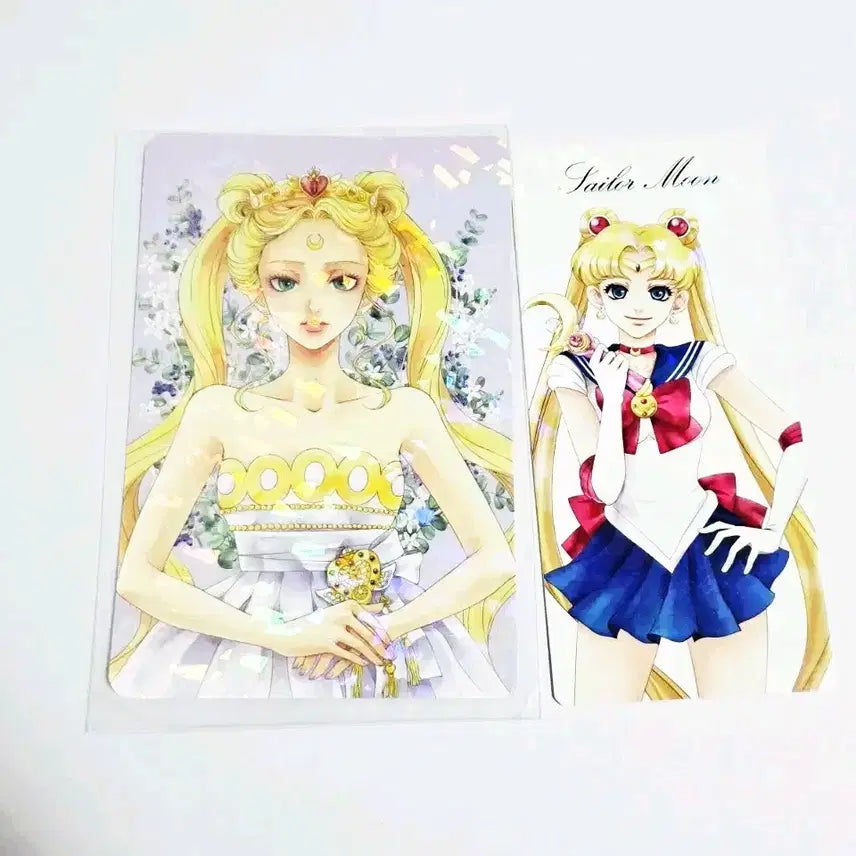 [BUNJANG] Sailor Moon Unofficial Goods Cards (Set of 2) / 세일러문 비공식 굿즈 카드 2종