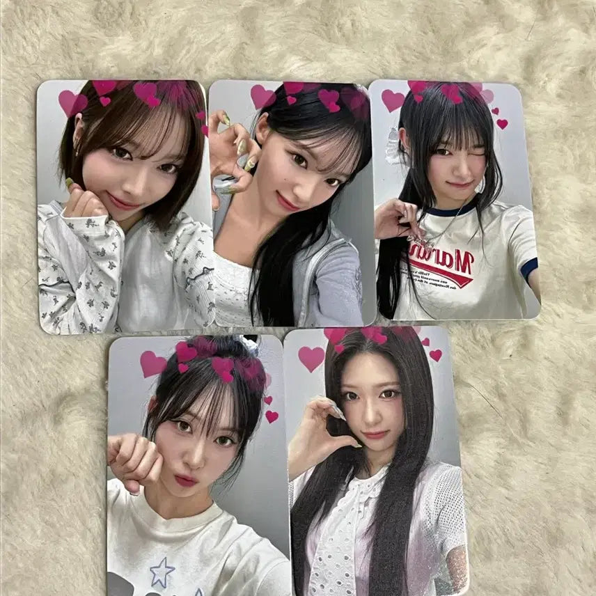 [BUNJANG] LeSserafim Photocard Bundle Set (5 pcs) / 일괄) 리센느 포카 미공포 세트 5장