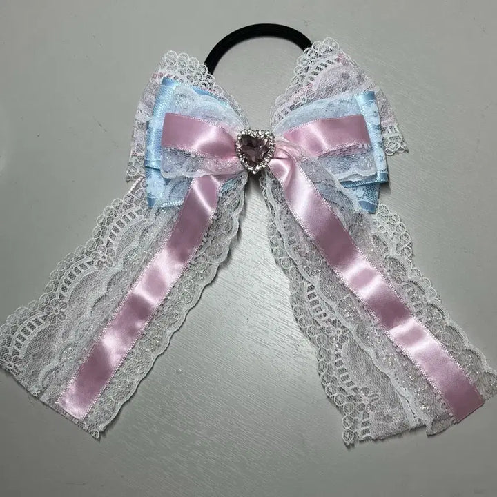 [BUNJANG] Lace Lightstick Ribbon / 레이스 응원봉 리본