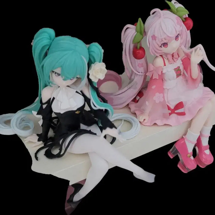 [BUNJANG] Hatsune Miku Noodle Stopper Figure - White Rose &amp; Sakura Variations / 2025사쿠라 미쿠\백장미 하츠네 미쿠 누들스토퍼 피규어