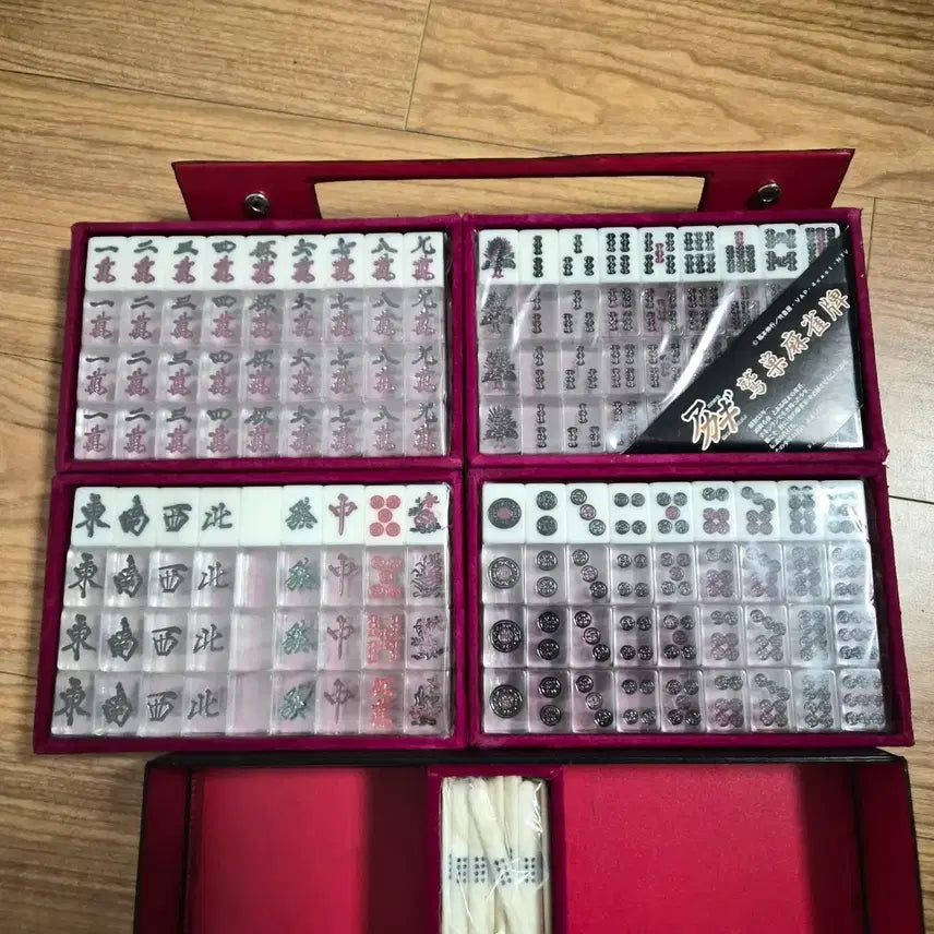 [BUNJANG] Akagi Eagle Mahjong Tiles Transparent Samto / 아카기 독수리 마작패 투명패 삼투패