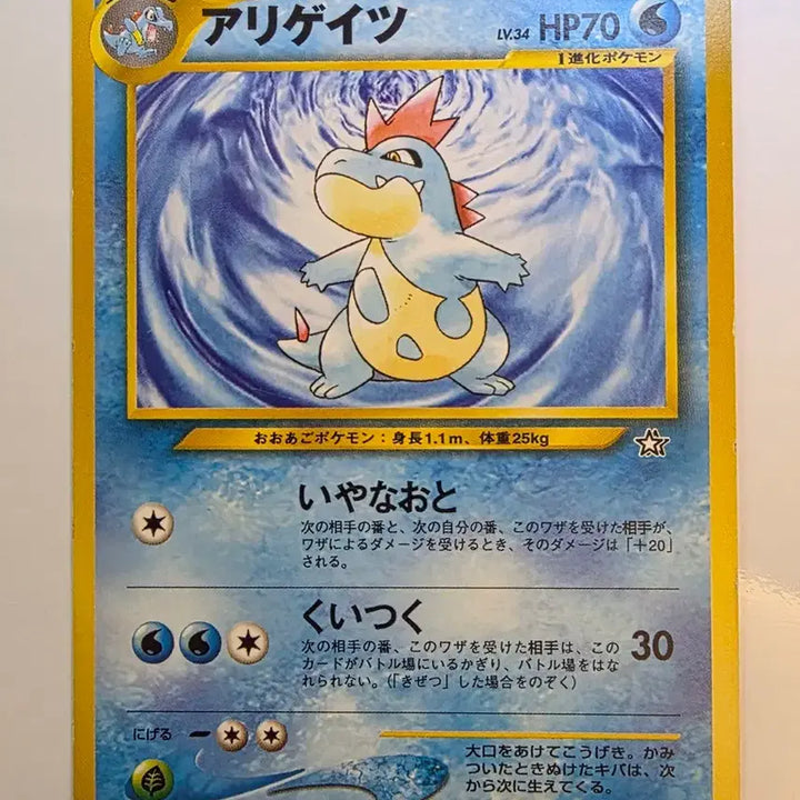 [BUNJANG] Pokemon Card 1996 Early Aligator / 포켓몬카드 1996 초기 알리게이트