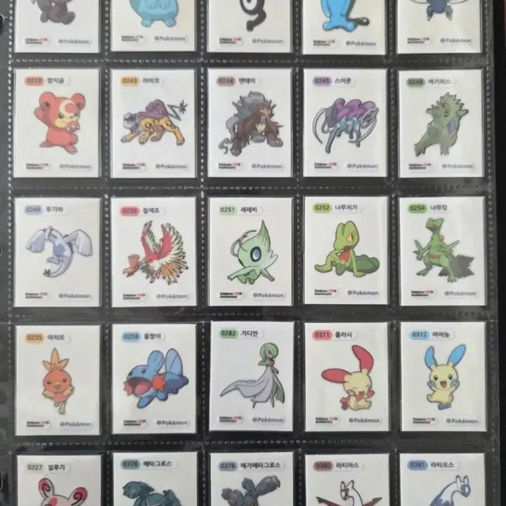 [BUNJANG] Pokemon 30th Anniversary Sticker Collection - Season 5 / 포켓몬 띠부씰 30주년 기념 시즌5