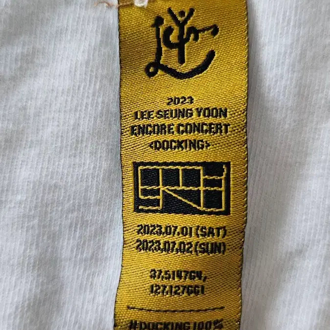 [BUNJANG] Lee Seung Yoon DOCKING T-Shirt / 이승윤 굿즈 반팔티 DOCKING
