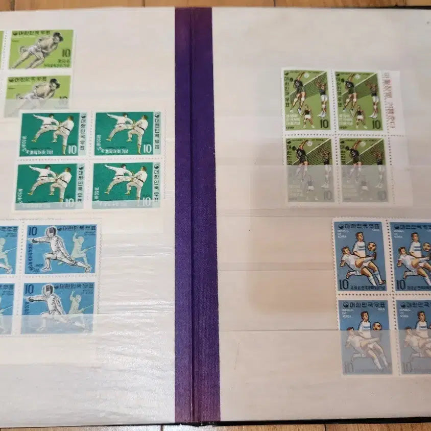 [BUNJANG] Collection of Various Korean Stamps (Unused First Sheet) / 다양한 한국 우표 모음(첫화면 미사용)