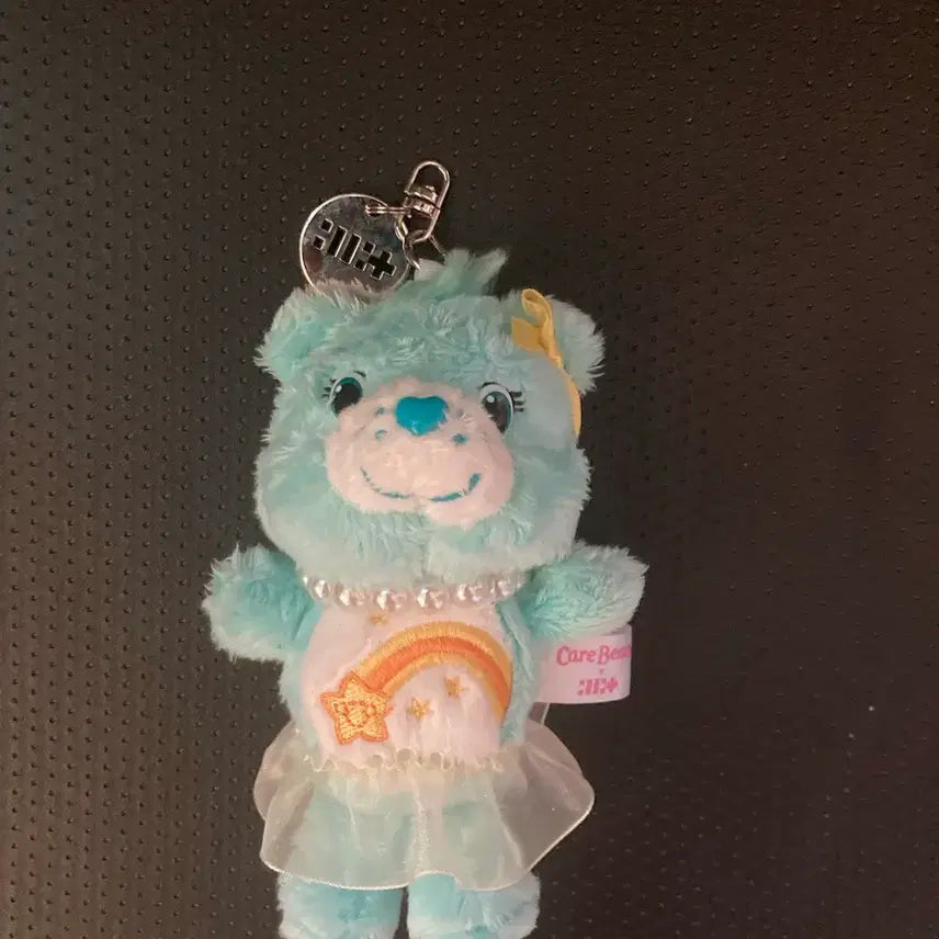 [BUNJANG] ILLIT IROHA Care Bears Plush Keyring / 아일릿 이로하 케어베어 인형키링