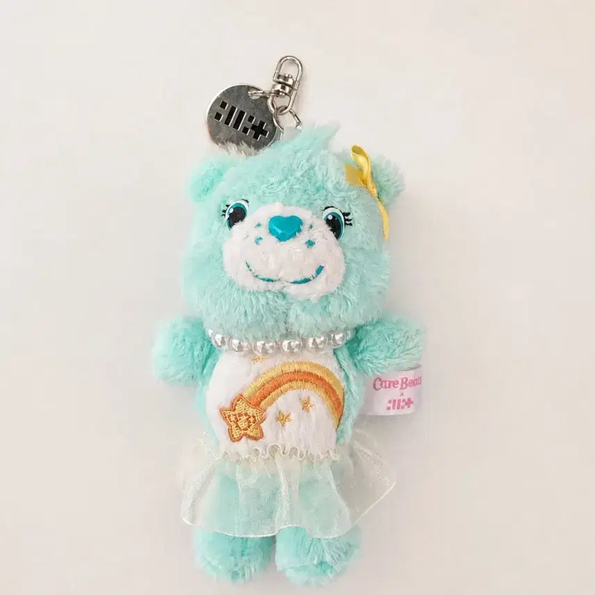 [BUNJANG] ILLIT IROHA Care Bears Plush Keyring / 아일릿 이로하 케어베어 인형키링