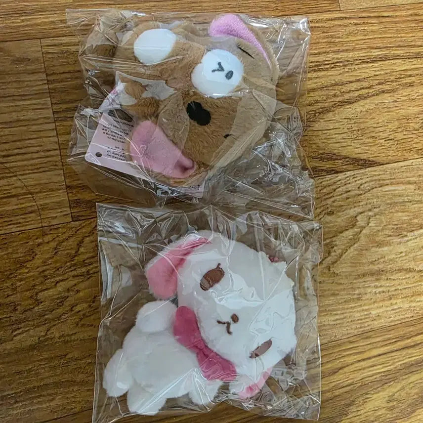 [BUNJANG] Sugar Bunnies Shirousa, Kurousa Medium (30cm) and Keychain (10cm) Set / (4개 세트)슈가바니즈 시로우사, 쿠로우사 중형(30cm) 키링(10cm) 세트