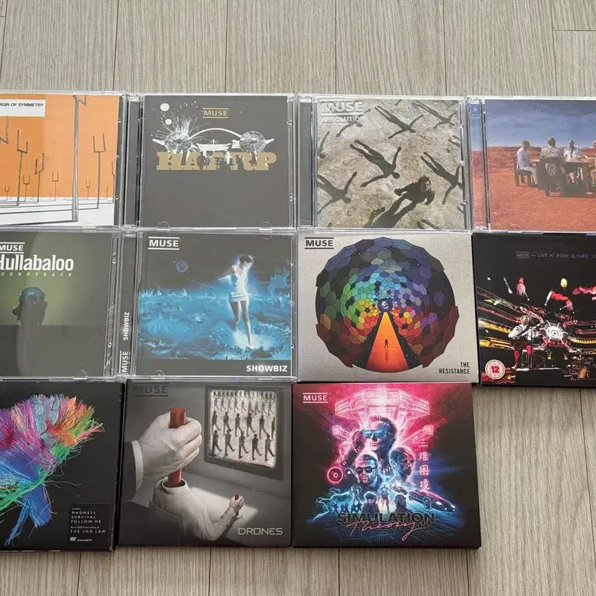 [BUNJANG] Muse Bundle Set - 11 CD &amp; CD/DVD Albums / MUSE 팝송 음악 CD 앨범 11장 일괄 팝니다