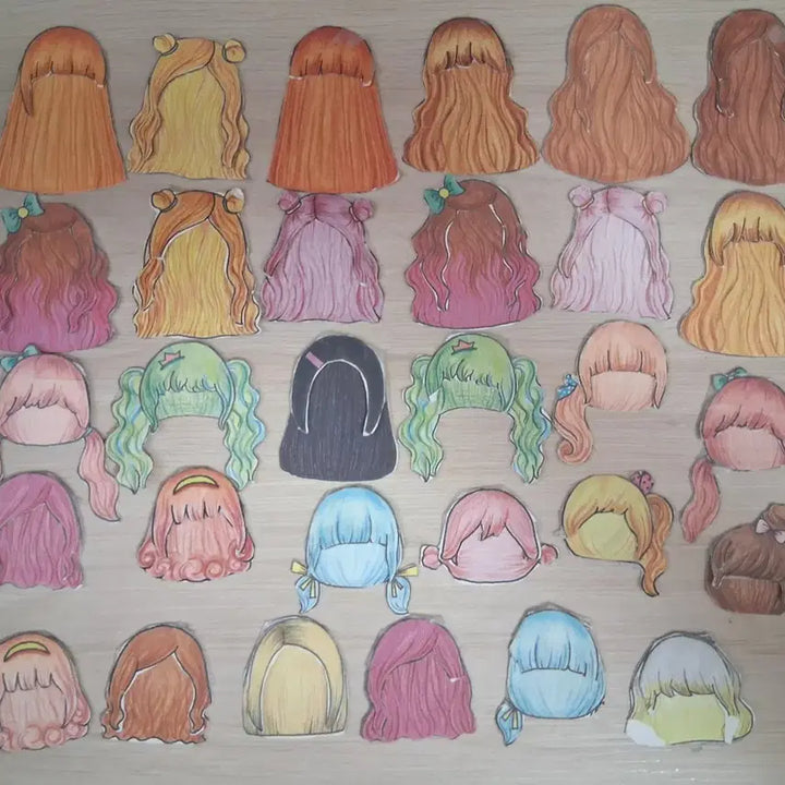 [BUNJANG] Yeppukyi Paper Ball Jointed Doll 2 Set / 예뿍이 종이구체관절인형 2종 세트