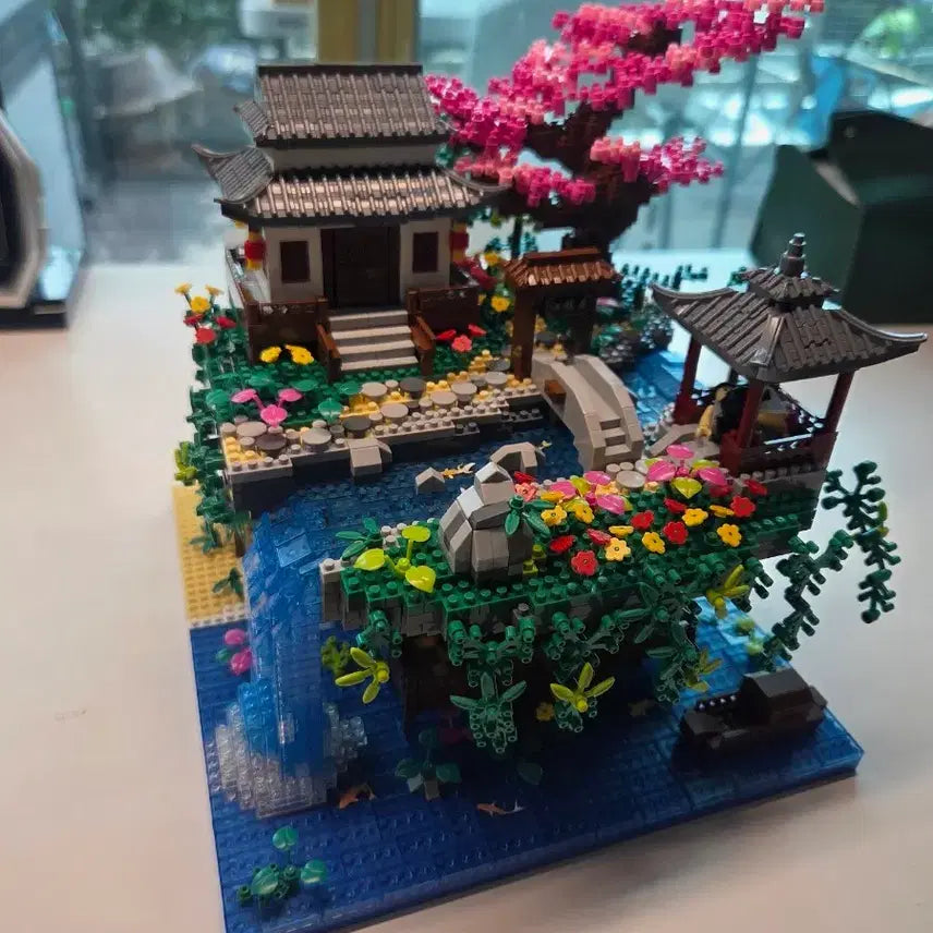 [BUNJANG] Japanese Garden Miniature Block Set / 정원 미니어처 블럭