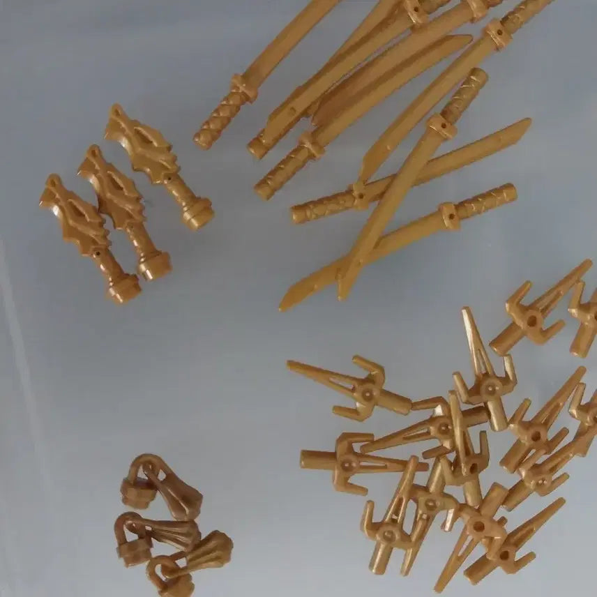 [BUNJANG] LEGO Ninjago Gold Weapons Bundle Set / 레고 골드 무기 일괄 닌자고