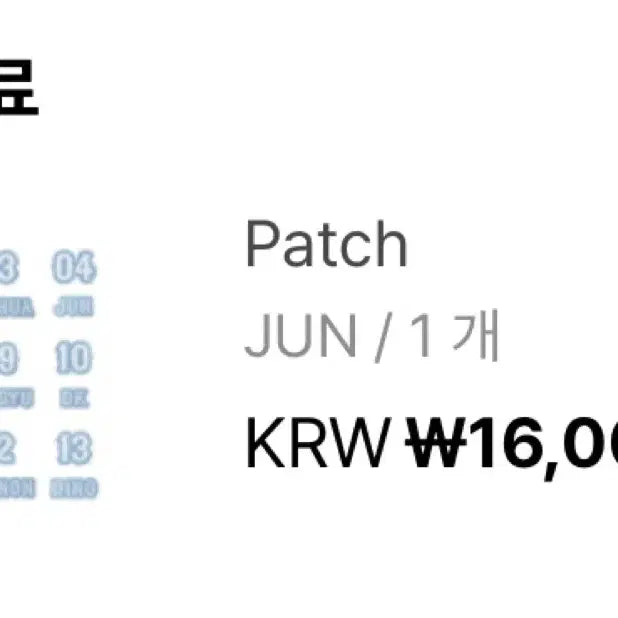 [BUNJANG] Caratland Patch Jun (Wappen) Photocard Holder / 캐럿랜드 PATCH JUN (와팬)