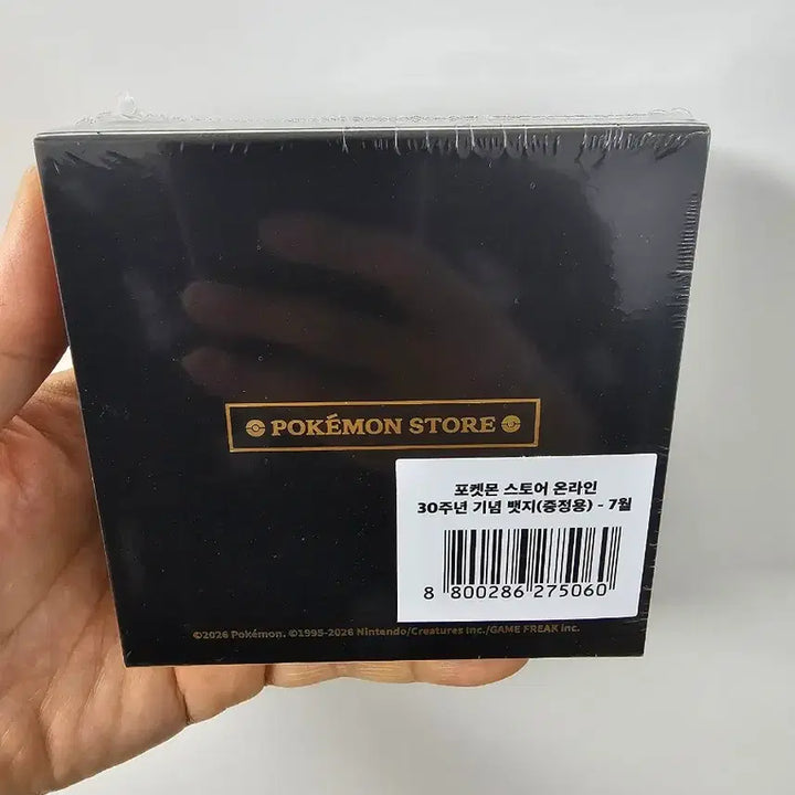 [BUNJANG] Pokemon Store 30th Anniversary Badge (Sealed) / 포켓몬 스토어 30주년 기념 뱃지
