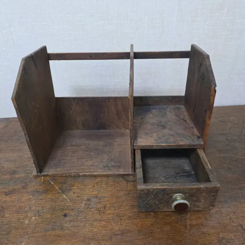 [BUNJANG] 1960s Vintage Reclaimed Wood Bookshelf / 60년대 빈티지 고재 책꽃이