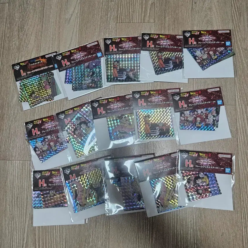 [BUNJANG] Ichiban Kuji Dragon Ball H Prize &amp; I Prize Goods Prism Stickers / 제일 복권 드래곤볼 H상 ,I상 하위 굿즈